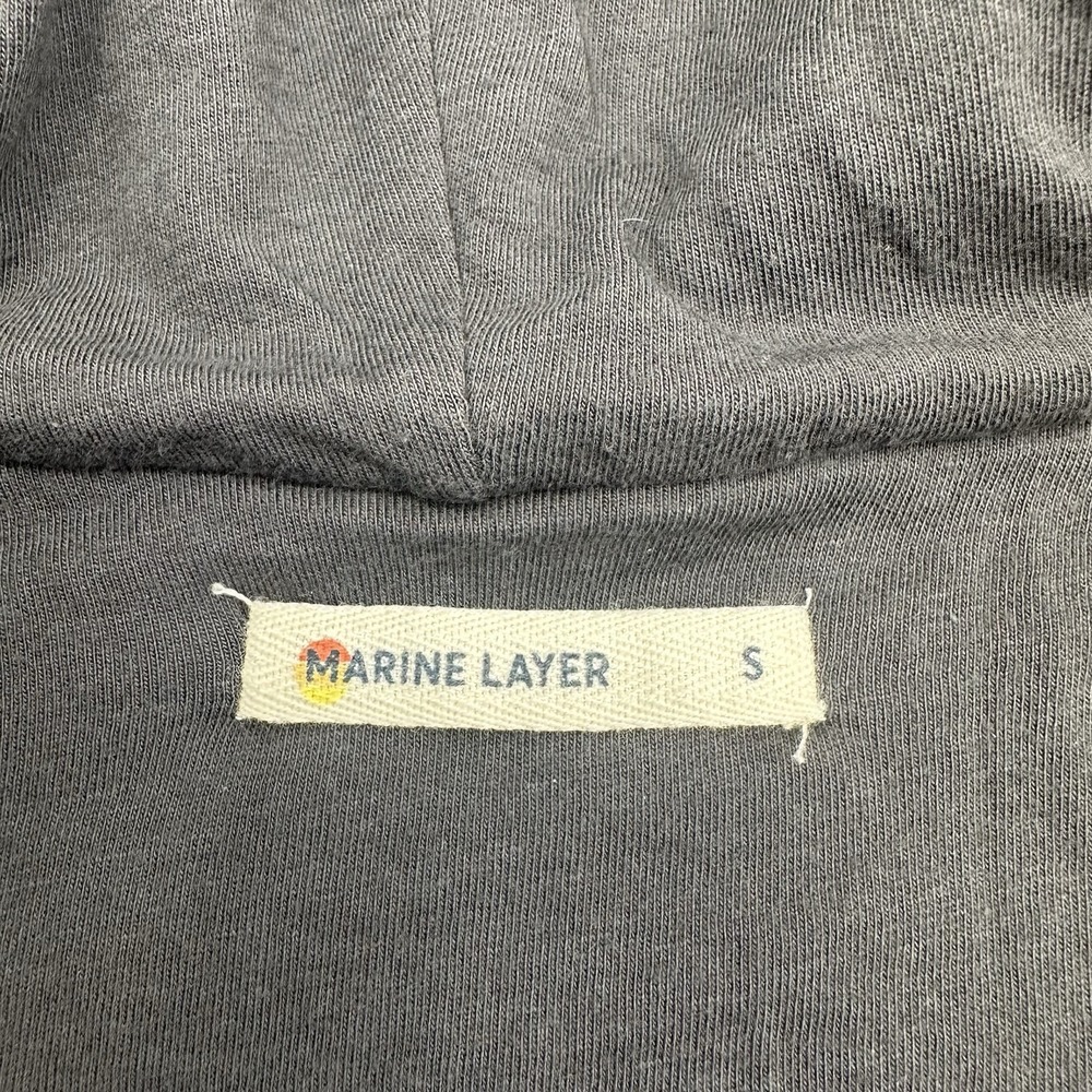 Marine Layer Full Zip hoodie Gray Womens Small S Strategic Programs Embroidered - Picture 7 of 11